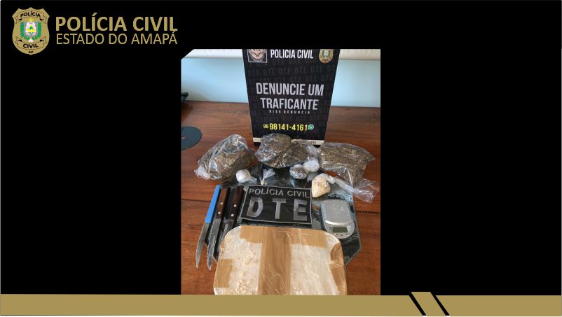 POLÍCIA CIVIL PRENDE HOMEM COM CRACK E SKANK EM MACAPÁ